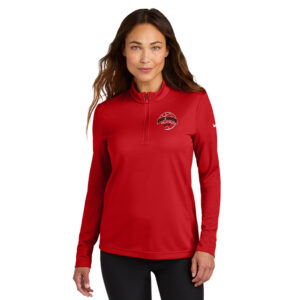 EA Volleyball Nike Women’s Essential 1/2 Zip Cover Up – UniversityRed