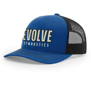 Evolve Richardson Pro Crown Mesh Back Adjustable back cap Split-Royal/Black