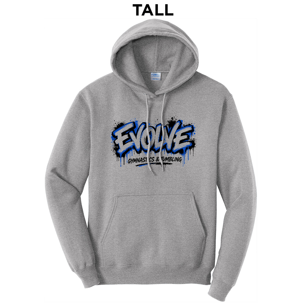 Evolve TALL Classic Pullover Hooded Sweatshirt - Athletic Heather