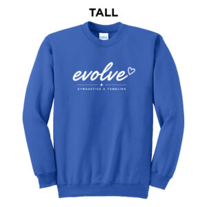 Evolve  TALL Ultimate Crewneck Sweatshirts – Royal
