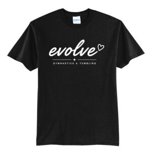 Evolve Unisex Short Sleeve T Shirt – Black