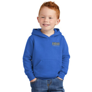 Evolve Toddler Pullover Hooded Sweatshirt Unisex-Royal