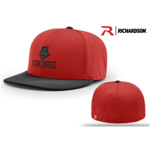 GV Football Richardson ProModel Pulse FlexFit Cap Combo – Red/Black