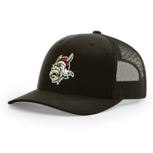 GV Football Richardson Pro Crown Mesh Back solid color Adjustable back cap – COFFEE