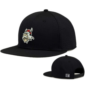 GV Football The Game Perforated GameChanger Snapback Cap – Black