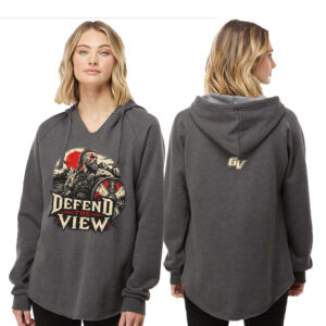 GV Football Independent Trading Co. Women’s Lightweight California Wave Wash Hooded Sweatshirt – Shadow