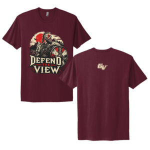 GV Football Rah Rah Next Level Unisex Premium Fitted Short Sleeve – Maroon