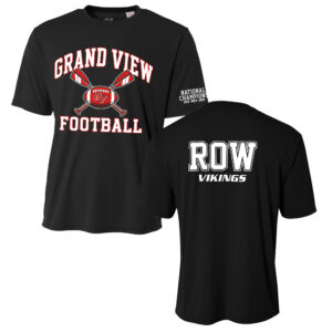 GV Football Adult Cooling Performance Tshirt – Black
