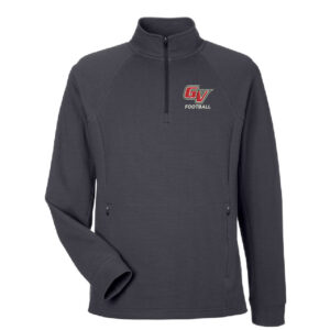 GV Football North End Men’s Rhythm Waffle Quarter Zip Pullover – Carbon
