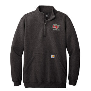 GV Football Carhartt Men Midweight 1/4 Zip Mock Neck Sweatshirt – CarbonHeather
