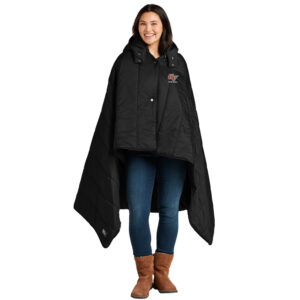 GV Football Eddie Bauer Puffy Camp Poncho – Black OSFA