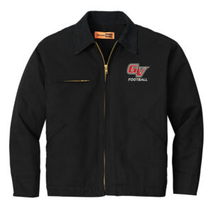 GV Football CornerStone Duck Cloth Work Jacket Men- Black