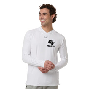 GV Football Under Armour Mens Team Vanish Performance Hoodie – 100White
