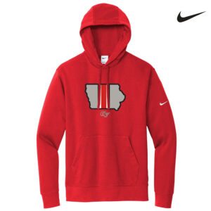 GV Football Nike Club Fleece Sleeve Swoosh Pullover Hoodie Men-University Red