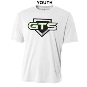 GTS Softball YOUTH Cooling Performance Tshirt-White