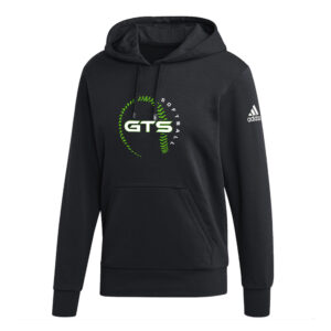 GTS Softball Adidas Fleece Hooded Sweatshirt Unisex-Black