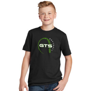 GTS Softball Youth Premium Short Sleeve Tee-Black