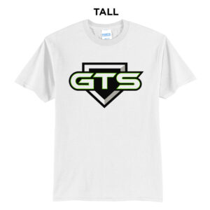 GTS Softball Tall Short Sleeve Tee-White