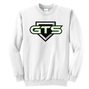 GTS Softball Unisex Core Fleece Crewneck Sweatshirt-White
