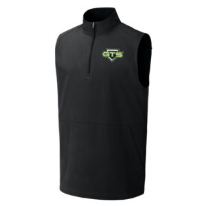GTS Softball Sport-Tek Repeat 1/2-Zip Vest Men-Black