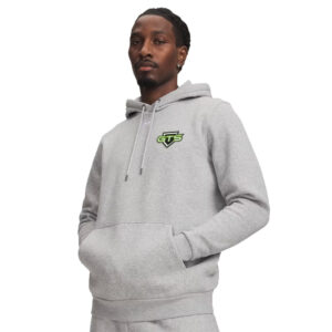 GTS Softball Under Armour Men’s Team Icon Fleece Hoodie-Mod Grey