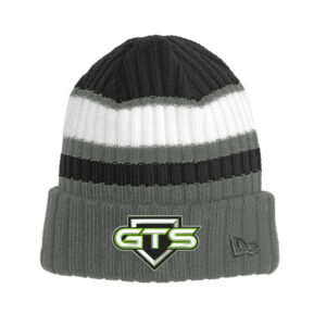 GTS Baseball New Era Ribbed Tailgate Beanie – Black/Graphite