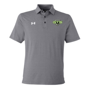 GTS Baseball Under Armour DRIVE Team Stripe Premium Polo-Black
