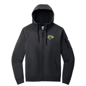 GTS Baseball Nike men Therma FIT Pocket Full Zip Fleece Hoodie – Black