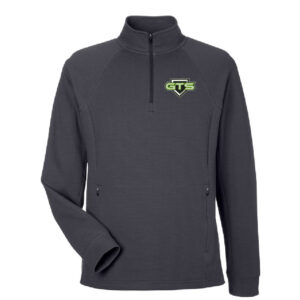 GTS Baseball North End Men’s Rhythm Waffle Quarter Zip Pullover – Carbon