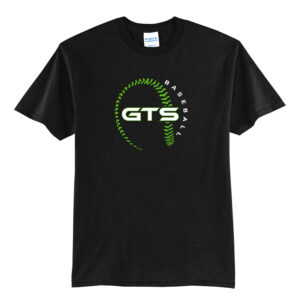 GTS Baseball Unisex Short Sleeve Tee – Black