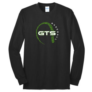 GTS Baseball Unisex Long Sleeve Core Blend T Shirt – Black