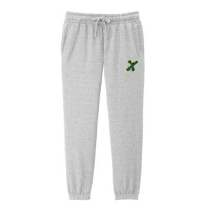 Green Xtreme Women District Women VIT Fleece Sweatpant-Light Heathered Grey