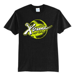 Green Xtreme Unisex Short Sleeve Tee-Black