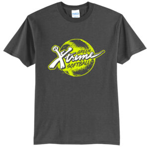 Green Xtreme Unisex Short Sleeve Tee-Charcoal