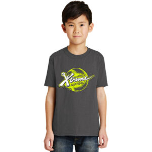 Green Xtreme Youth Short Sleeve Tee-Charcoal