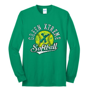 Green Xtreme Unisex Cotton Long Sleeve Tee-Kelly