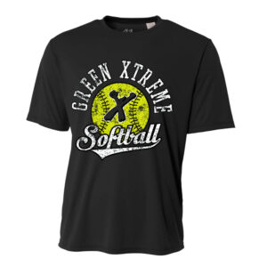 Green Xtreme Adult Cooling Performance Tshirt-Black
