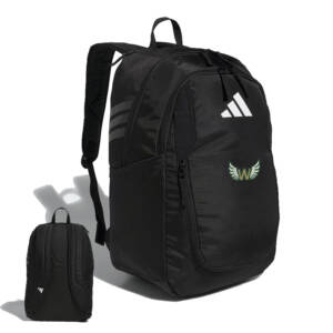 West Track CC Adidas Stadium 4 Backpack- BLACK