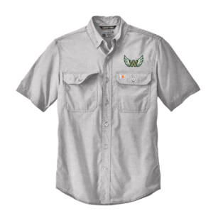 West Track CC Carhartt Force Men Solid Short Sleeve Shirt-Steel