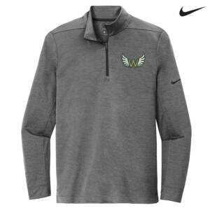 West Track CC Nike Dry 1/2-Zip Cover-Up pullover Men-Black Heather