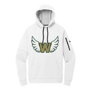 West Track CC Nike Therma-FIT Pocket Pullover Fleece Hoodie Men-White