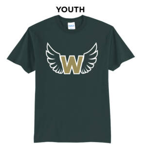West Track CC Youth Short Sleeve Tee-Dark Green