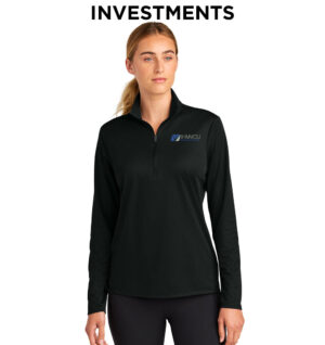 IHMVCU Sport-Tek Women’s Micropique Sport-Wick 1/4-Zip-Black
