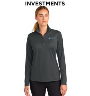 IHMVCU Sport-Tek Women’s Micropique Sport-Wick 1/4-Zip-Iron Grey