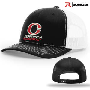 Jefferson Richardson Pro Crown Mesh Back Adjustable back cap – SPLBlackWhite