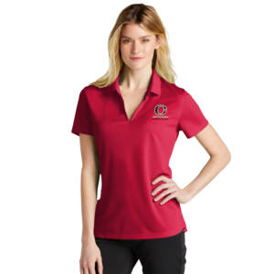 Jefferson Nike Ladies Dri FIT Micro Pique 2.0 Polo – UniversityRed