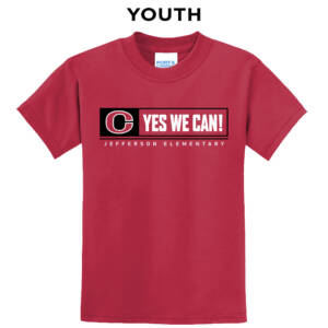 Jefferson Youth Short Sleeve Tee – RED
