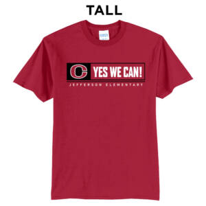 Jefferson Tall Core Blend short Sleeve T Shirts – RED