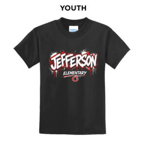 Jefferson Youth Short Sleeve Tee-Black