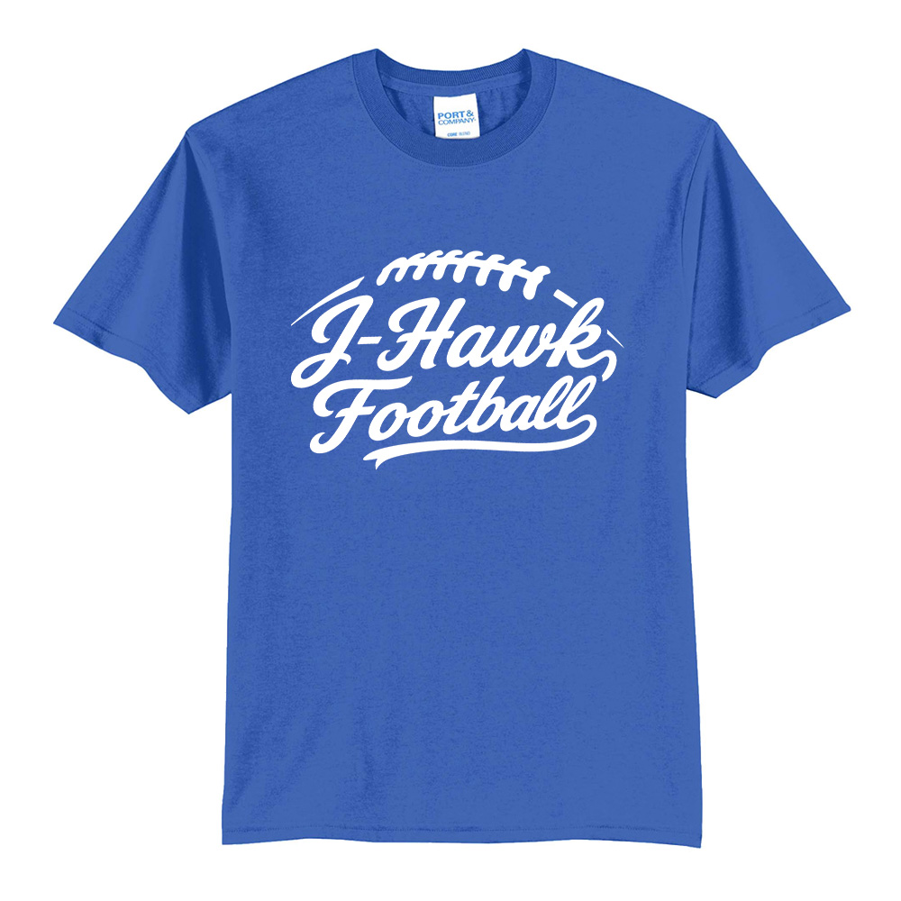 Jesup Football Unisex Short Sleeve Tee-Royal